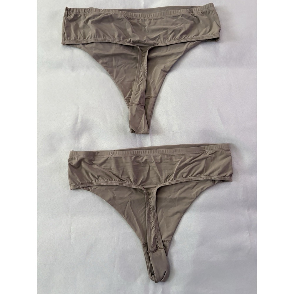 NEW Warners Thong Smooth It Over High Waist Thong 2 Pack Panty Size XLarge New - Picture 5 of 5